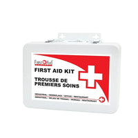 First Aid Central - Trousse de premiers soins règlementaire CSA - Type 2 - De Base - Petite - Métal-Pour les lieux de travail à faible risque suivant les normes CSA et ayant 2 à 25 travailleurs par quart de travail.