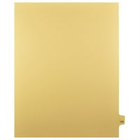 Markmaker - Intercalaires imprimes Legal, Chamois, 1/25th coupe, format lettre, sans trous, 25 tabs/PQT, 5 PQT/Boite, Numero 173-Intercalaires imprimes Legal