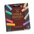 Sargent Art - Pastels carrés SAR224124, couleurs variées, 2,5 x 0,38 po, paquet de 48-Les pastels assortis à pigmentation intense sont un excellent moyen d’ajouter de la couleur vive à vos projets créatifs