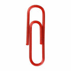 JAM PAPER - Colore norme 1" Trombones, Rouge, 3 Paquets de 100-Trombones de qualite superieure fabriques à partir de fil d'acier recouvert de vinyle de haute qualite.