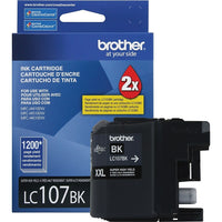 Brother – Cartouche d'encre noire LC107, rendement très élevé (LC107BKS)-Noir