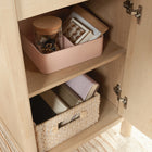 Sauder 66"W La Collection Whitaker Point Bureau Ministre - Finition Natural Maple-Fini sur toutes les faces pour un placement polyvalent