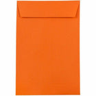  JAM Paper - Enveloppes Colourées pour catalogue à extrémité ouverte - 6 x 9 - orange recyclé - paquet de 25-Couleur orange