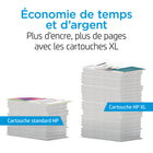 HP 61 Cartouche d’encre tricolore d’origine (CH562WM)-Jusqu’à deux fois plus de pages imprimées que les recharges. Selon une étude de Buyers Laboratory Inc. menée en 2014 et commandée par HP sur le rendement moyen des cartouches remplies ou réusinées par des fournisseurs de service de recharge par rapport aux cartouches d’encre d’origine HP.