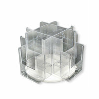 Azar Displays – Présentoir de comptoir rotatif, 8 pochettes (252805)-Acrylique transparent