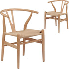 Nicer Furniture - chaise Wegner Wishbone - naturel - paquet de 2-5
