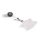 Durable - Porte-badge - 3,63 po x 2,75 po - polystyrène - transparent - paquet de 10-Paquet de 10