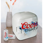 Coors Light - Glacière/réchaud portable de 12 canettes-Conception de glacière en métal rétro