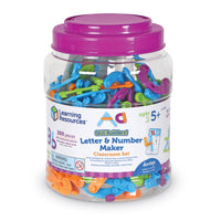 Learning Resources - Ensemble de classe de fabricant de lettres et de chiffres-L'édition en classe de notre créateur de lettres et de chiffres amusant !