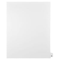 Mark Maker – Onglets séparateurs juridiques blancs, 1/25 onglets, format lettre, sans trous, numéro 25, 25/paquet-Onglets séparateurs blancs, 1/25 onglets