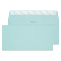Blake - Enveloppes d'invitation bleue pastel de couleur creative de - 4 1/2 po l x 9 po L - Bleu coton - Paquet de 25-Bleu Coton