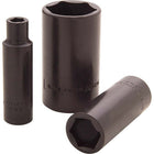 Gray Tools – Douille à choc 6 pans profonde, prise 1 x 1/2 po, noir-Taille : 1 po