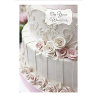 Millbrook Studios – Cartes de souhaits et enveloppes, On Your Wedding, 5 3/8 x 7 3/4 po, 18/paquet (06609)-Imprimées sur papier cartonné non couché