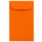 JAM Paper - Enveloppes à monnaie no 3, 2,5 x 4,25 po, papier orange Brite Hue recyclé, 1000/paquet-Enveloppes à monnaie
