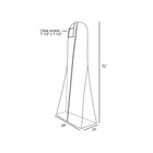 Eddie's - Sacs à vêtements à fermeture eclair de 72 po pour robes de mariee - blanc - 12/paquet-Blanc