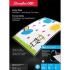 Swingline - Poches de plastification adhésives repositionnables GBC SelfSeal Nomistakes- lettre - 8mil - paquet de 5 (6447406563)-Idéal pour les matériaux sensibles à la chaleur, tels encres et photos