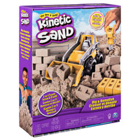 Kinetic Sand Coffret Camion pour creuser et démolir avec 1lb de Kinetic Sand-Jeu de sable cinétique sur le thème de la construction pour enfants