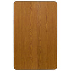 Flash Furniture – Table d’activités rectangulaire, surface stratifiée de 30 x 72 (po) et pattes standards ajustables, chêne-Surface résistante aux rayures et aux taches