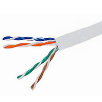 TygerWire – Câble réseau CAT5E UTP de 1000 pi, 12,6 x 9 x 13 po, blanc-Conducteur en cuivre nu solide
