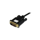 StarTech  Câble convertisseur actif Mini DisplayPortMC vers DVI de 6 pi, adaptateur Mini DP vers DVI, 1920 x 1200, noir-Permet de raccorder une source Mini DisplayPort directement à un écran ou à un projecteur DVI grâce à un seul câble mâle-mâle