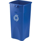 RubbermaidMD ® Contenant de recyclage carré-Convient à lâ€™extérieur comme à lâ€™intérieur, conçu pour résister aux intempéries et à la manutention extrême
