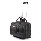 Bugatti - Mallette d'affaires sur roulettes, 15,6 po, noir-Mallette d'affaires sur roulettes