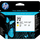 HP – Tête d'impression C9384A 72, noir mat/jaune-Les têtes d'impression HP 72 sont conçues et testées pour les encres et imprimantes HP Vivera afin de produire des résultats optimaux  