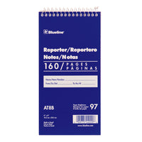 Blueline - Bloc de journaliste - 4" x 8"-160 pages