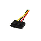 StarTech – Câble adaptateur d'alimentation interne LP4 mâle vers 2 x SATA femelle, 12 po-Solution économique pour l'alimentation de deux disques SATA à partir d'une seule connexion LP4 du bloc d'alimentation de l'ordinateur, qui élimine le coût lié à la mise à niveau du bloc d'alimentation à des fins de compatibilité avec les disques durs SATA
