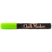 JAM Paper - Marqueur craie - Pointe large - Vert lime (526480LI)-Ces marqueurs craies polyvalents peuvent être utilisés sur n’importe quelle surface non poreuse, telle que : Les tableaux blancs, les panneaux lumineux, les tableaux noirs, les fenêtres, les pare-brise et plus encore!
