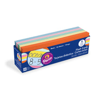 Pacon® – Boîte distributrice de cartes-éclair vierges, prématernelle à 12e année, couleurs variées, paq./500 (PAC74150)-Groupe d'âges et niveaux : 3 ans et plus et prématernelle à 12e année