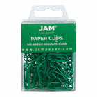 JAM PAPER - Colore norme 1" Trombones, Vert, 3 Paquets de 100-La couleur verte