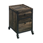 Sauder - La Collection Foundry Road Caisson classeur - Finition Carbon Oak-Caisson classeur