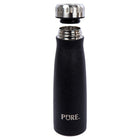 PURE Drinkware - Ensemble de verre, gourde et gobelet à café, noir-Caractéristique: sans condensation, sans fuite et sans BPA
