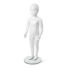 Can-Bramar - RP Kid Abstract Fiberglass Mannequins Set - Blanc Brillant - Paquet de 3-Mannequin de jeune enfant (RPK-2) : Hauteur : 36,5 po (92,71 cm), Épaules : 24 ½ po (64,8 cm), Poitrine : 19 2/16 po (48,6 cm), Taille : 18 1/2 po (47 cm), Hanches : 20 po (50,8 cm), Base : 11 12/16 po (30 cm).