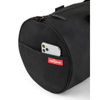 The Rolling Stones - Collection The Core - Sac de voyage avec bandouilière réglable et amovible - Noir-Fermetures à glissière avec languettes THE ROLLING STONES en cuir texturé