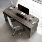 Sauder 59"W La Collection Affirm Bureau - Finition Hudson Elm-Le bureau peut être fixé sur le côté gauche ou droit du Retour de Bureau 427413 de 42 po, Bureau 427414 de 48x24 po, ou Bureau 427422 de 72x24 po