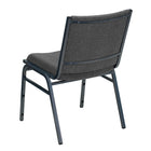 Flash Furniture – Chaise empilable robuste à revêtement Hercules rembourrée de 3 po, gris, 4/pqt-Quantité de pile: 12