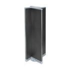 Azar Displays – Présentoir à panneaux perforés 4 côtés, base rotative de 16 po, 16 larg. x 60 haut. (po), noir uni (700420-BLK)-Comprend quatre panneaux et une bande porte-affiche en acrylique et repose sur une base rotative de 20 po