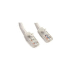 StarTech  Câble de raccordement antiaccrochage N6PATCH7WH de catégorie 6, 7 pi, blanc-Doté d’un connecteur mâle RJ-45 aux deux extrémités pour faciliter la connectivité