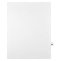 Mark Maker – Onglets séparateurs juridiques blancs, 1/15 onglets, format lettre, sans trous, numéro 162, 25/paquet-Onglets séparateurs blancs, 1/15 onglets