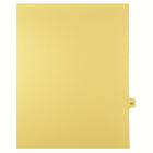 Markmaker - 25 tabs/PQT,5 PQT/Boite, Intercalaires imprimes Legal, Chamois, 1/15th coupe| format lettre, sans trous, Numero 101-Intercalaires imprimes Legal