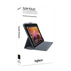 Logitech - Étui Slim Folio pour iPad 9,7 po (5e et 6e generation) avec clavier Bluetooth intégré -Noir-Poids : 445 g