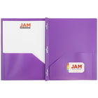 JAM PaperMD – Chemise biodégradable avec fermoir, violet, paquet de 12-12 par paquet