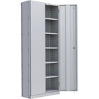 Metalware – Étagère enclenchable RK899, 7 tablettes, 36 x 12 x 88 po, gris pâle-Système de tablettes ajustables offrant un espace de rangement solide, mais économique qui convient à vos besoins