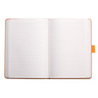 General Supply Goods + Co – Cahier à Couverture Rigide PU – Ligné – 256 Feuilles – Orange-8 long. x 5,65 larg. (po) Portrait