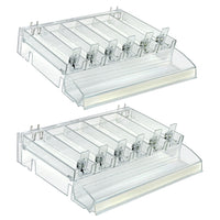 Azar - 6 Diviseur de compartiment Bac Cosmetic Play - clair - Paquet de 2-Vendu en paquets de: 2
