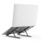 JCPal - Xstand Support de rehausseur ergonomique compact et réglable pour ordinateur portable - Noir-Conception X-Type pour aider à garder votre ordinateur portable avec une meilleure circulation d'air