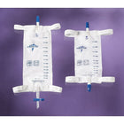 Medline – Sacs à jambe avec courroies de confort, 1100 mL, vanne à torsion, 48/pqt-Sac à jambe de type drainage