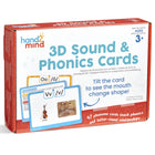 Hand2Mind - Cartes son et phonétique 3D-Déplacez simplement la carte et l'image photographique 3D réelle change afin de voir la position initiale et finale de la langue, des lèvres et de la bouche pour chaque son.